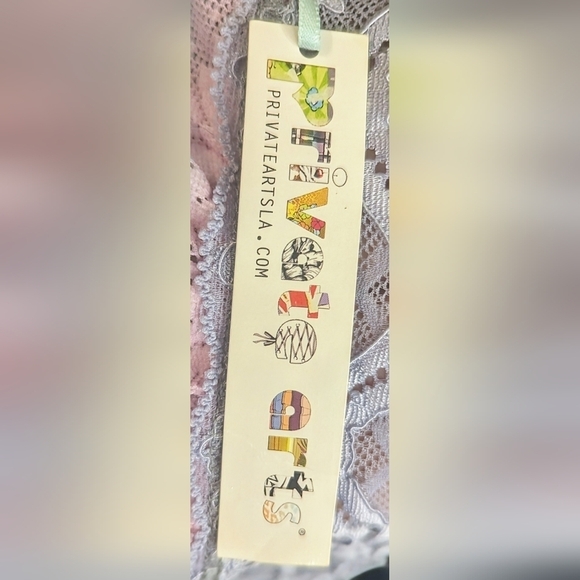 NWT Private Arts Eclectic and Modern Bralette Size Medium - Picture 8 of 9